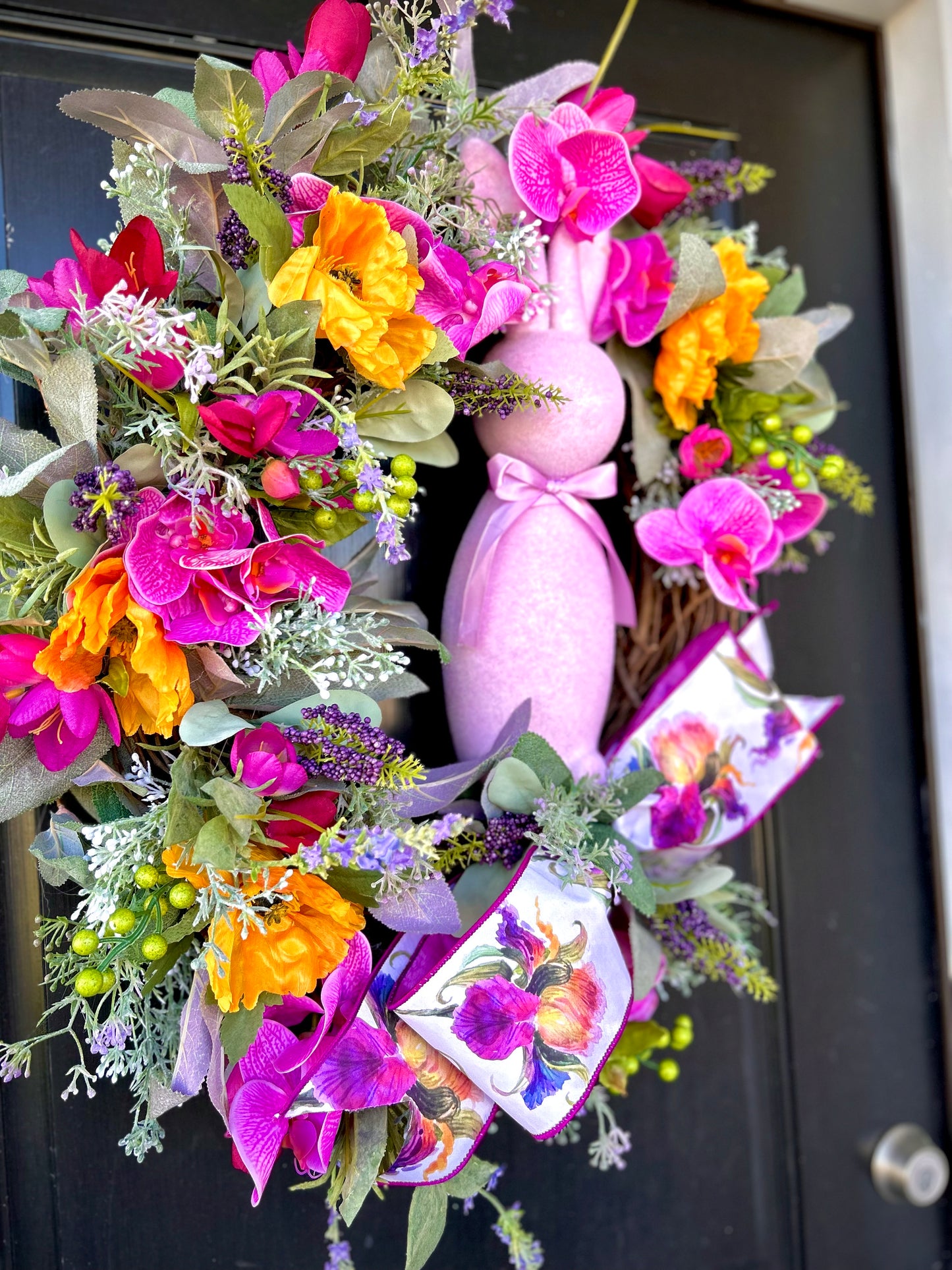 LAVENDER BUNNY GARDEN WREATHS