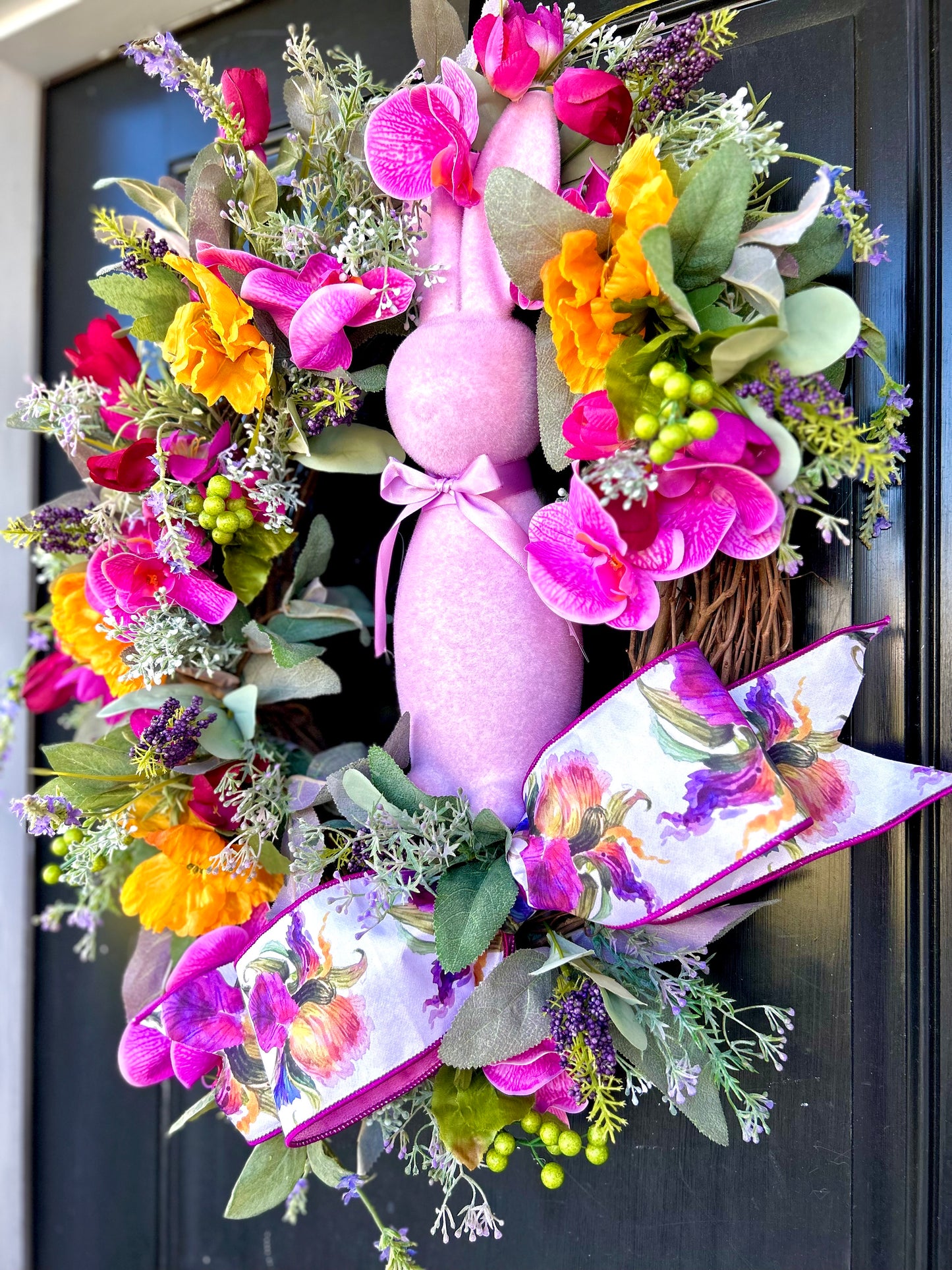 LAVENDER BUNNY GARDEN WREATHS