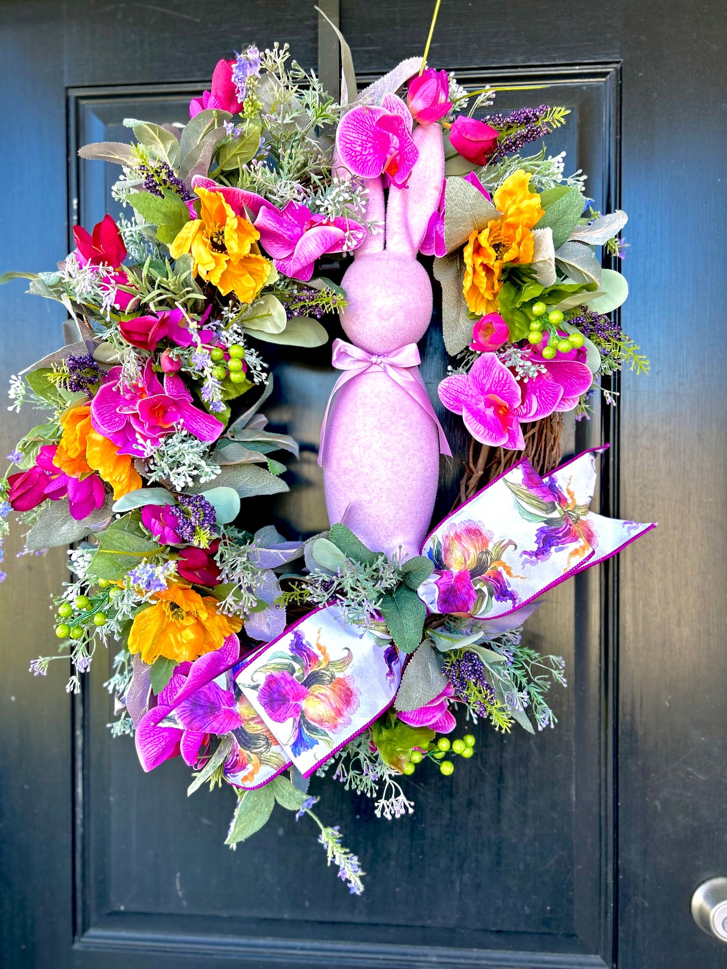 LAVENDER BUNNY GARDEN WREATHS