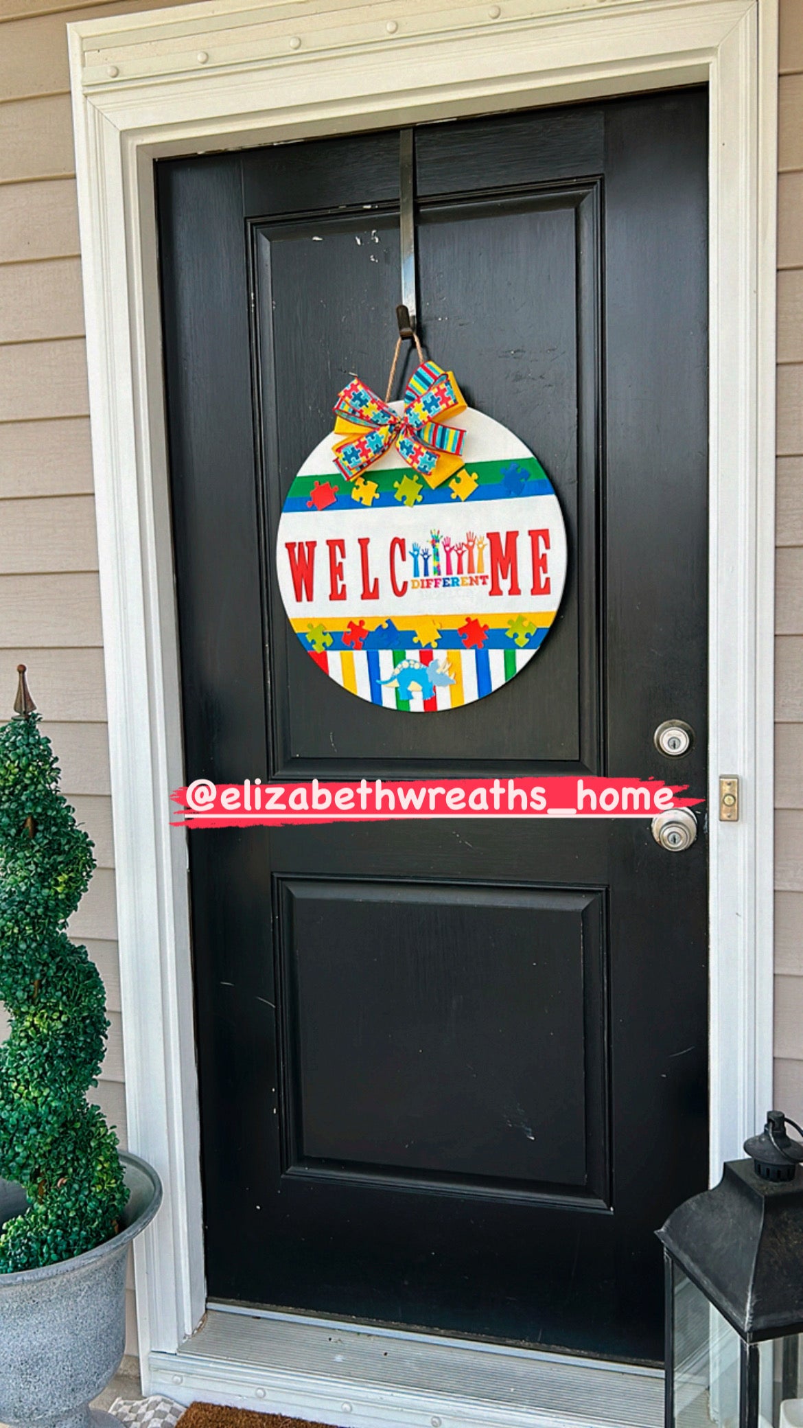 Autism door sign (Different not Less